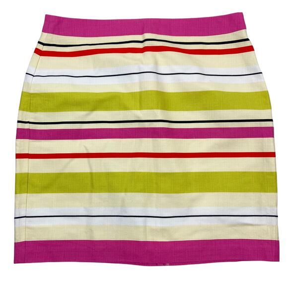 NWT Banana Republic Stripe Pencil Skirt Size 12 MSRP $70 - Picture 2 of 7